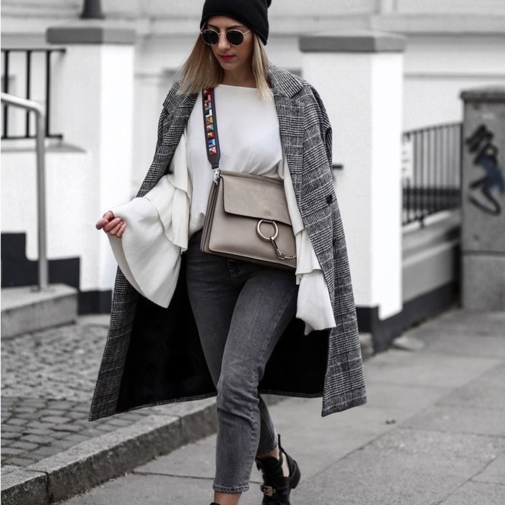 Chloe Mott Grey "Faye" Bag